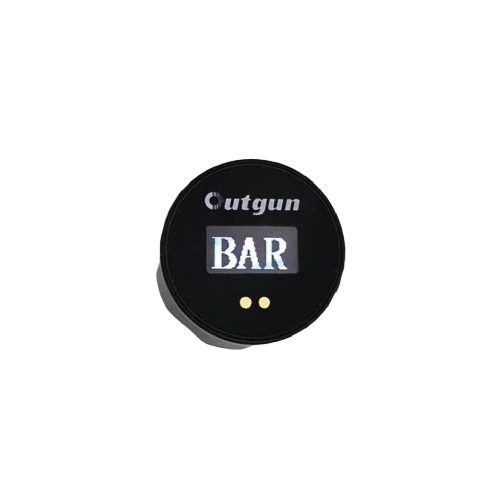 【Outgun】25mm Digital Pressure Gauge 50bar 300bar- PSI/Bar readout 1/8bspp thread