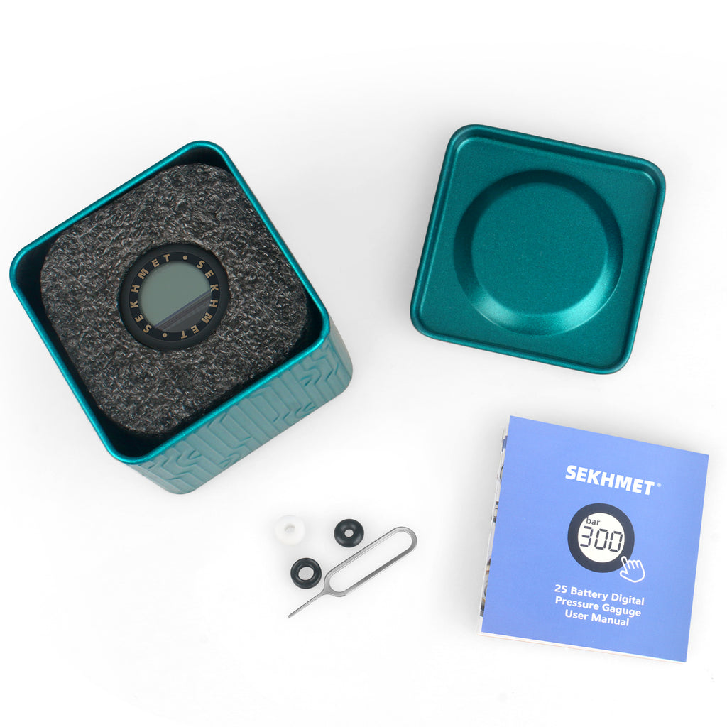 Sekhmet 25Battery Digital Pressure Gauge 1/8bspp 400bar