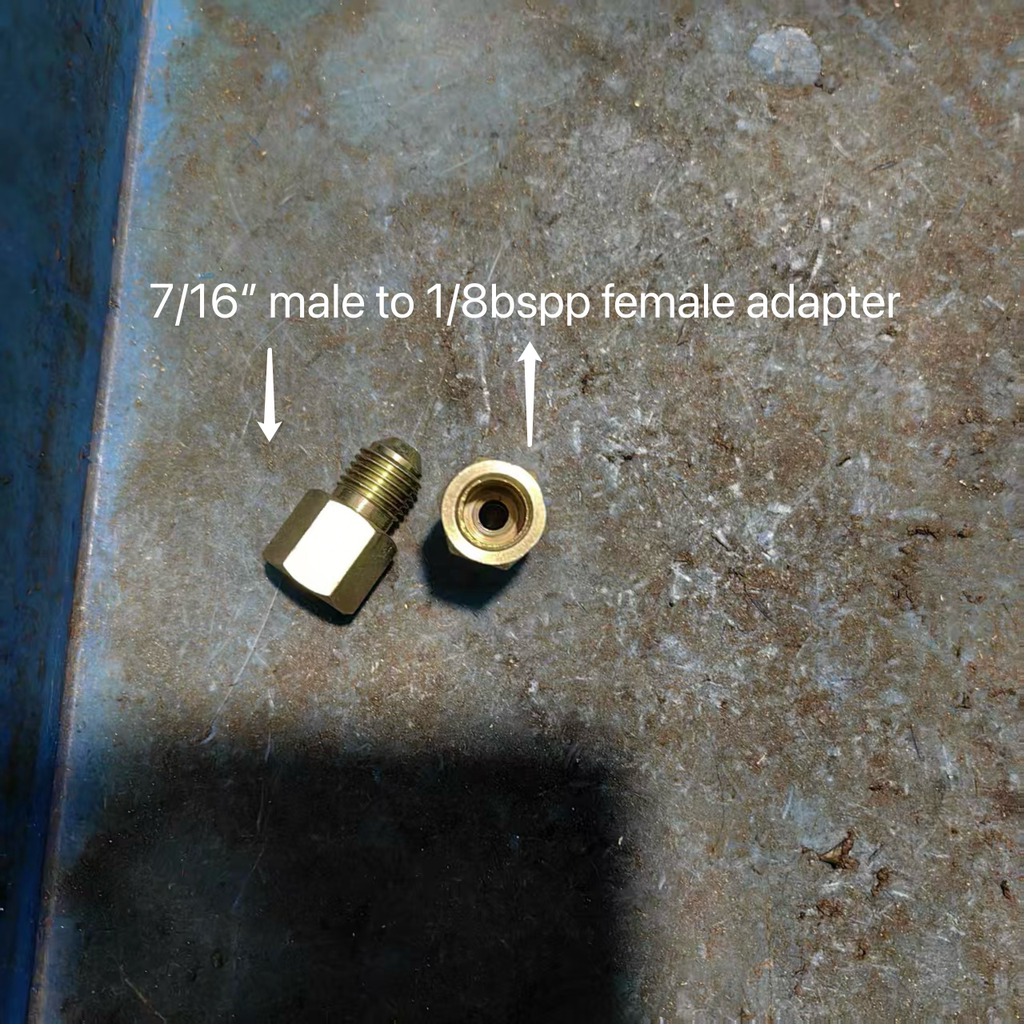 foster 7/16 male to 1/8bspp female adapter