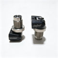 Swivel T Fill Adaptor 300 Bar G5/8 Inlet Twin 1/8BSPP Outlets Dual 360°+180° Rotation